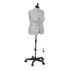 **-Adjustable Dressmakers Dummy-** Celine Standard Plus in Grey Fabric with Hem Marker, Dress Form Sizes 20 to 22, Pin, Measure, Fit and Display your Clothes on this Tailors Dummy ##-Sewing Online FG962-##