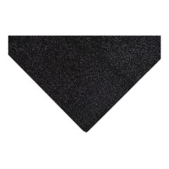 **-Glitter Felt 23cm x 30cm :: Black-** ##-Craft Factory AF02-20-##