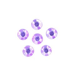 **-Glue-on Acrylic Stones-** 4mm Round :: Lilac ##-Trimits B6012-11-##