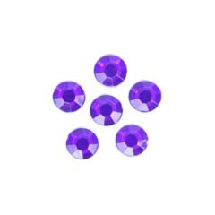 **-Glue-on Acrylic Stones-** 4mm Round :: Purple ##-Trimits B6012-14-##