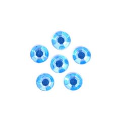 **-Glue-on Acrylic Stones-** 4mm Round :: Blue ##-Trimits B6012-17-##