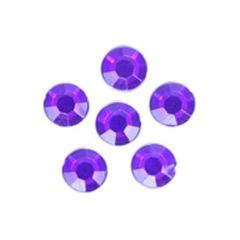 **-Glue-on Acrylic Stones-** 5mm Round :: Purple ##-Trimits B6013-14-##