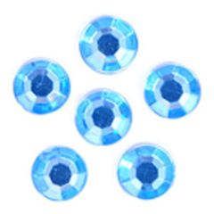 **-Glue-on Acrylic Stones-** 7mm Round :: Blue ##-Trimits B6014-17-##