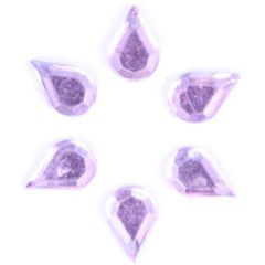 **-Glue-on Acrylic Stones-** 6x4mm Teardrop :: Pink ##-Trimits B6040-6-##