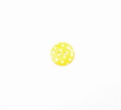 **-Novelty Buttons 18mm (Pack of 30) BF/8614 :: Yellow/White-** ##-Crendon Buttons BF-8614-##