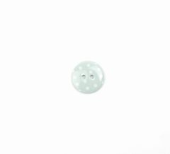 **-Novelty Buttons 18mm (Pack of 30) BF/8614 :: Aqua/White-** ##-Crendon Buttons BF-8618-##