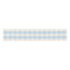 **-Berisfords 25mm Sky Rustic Gingham Ribbon (3m spool)-** ##-Berisfords Ribbon C0137725-3-##