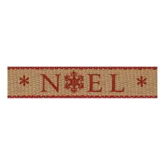 **-Berisfords 15mm Red Noel Ribbon (4m spool)-** ##-Berisfords Ribbon C1392915-2-##