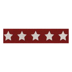 **-Berisfords 15mm Red Magic Star Ribbon (4m spool)-** ##-Berisfords Ribbon C1395015-1-##