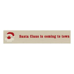 **-Berisfords 15mm Pumice Santa Claus is Coming To Town Ribbon (4m spool)-** ##-Berisfords Ribbon C1410215-1-##