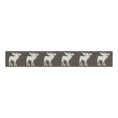 **-Berisfords 15mm Smoked Grey Moose Ribbon (4m spool)-** ##-Berisfords Ribbon C1410415-2-##