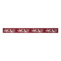 **-Berisfords 15mm Dark Red Turtle Dove Ribbon (4m spool)-** ##-Berisfords Ribbon C1428015-2-##