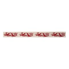 **-Berisfords 15mm Red Turtle Dove Ribbon (4m spool)-** ##-Berisfords Ribbon C1428015-5-##