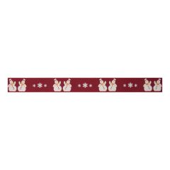 **-Berisfords 15mm Red Snowman Ribbon (4m spool)-** ##-Berisfords Ribbon C1430015-1-##
