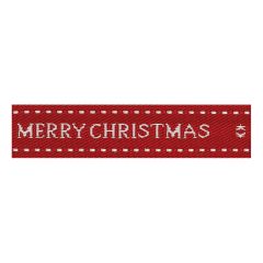 **-Berisfords 15mm Red Christmas Wishes Ribbon (3m spool)-** ##-Berisfords Ribbon C4359115-1-##