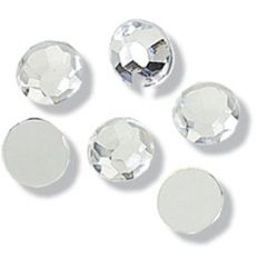 **-Clip On Or Sew On Rhinestones-** 8mm Round ##-Trimits CB140X-##