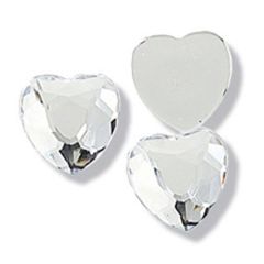 **-Clip On Or Sew On Rhinestones-** 12mm Heart ##-Trimits CB145X-##