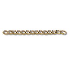 **-Faceted Aluminium Chain 3mm X 10m :: Gold-** ##-Trimits CH10G-##