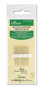**-Gold Eye Applique :: 09-** ##-Clover CL497-09-##