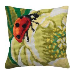 **-Cross Stitch Cushion: Ladybird-** ##-Collection D'Art CD5172-##