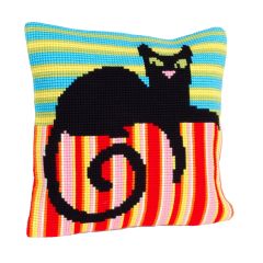 **-Cross Stitch Cushion Kit: Mr Handsome-** ##-Collection D'Art CD5186-##