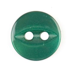 **-Fish Eye Button 2BB/3 :: 11mm :: Dark Green-** ##-Crendon Buttons 2BB-3126-##