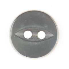 **-Fish Eye Button 2BB/3 :: 11mm :: Grey-** ##-Crendon Buttons 2BB-3131-##