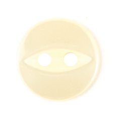 **-Fish Eye Button 2BB/3 :: 11mm :: Cream-** ##-Crendon Buttons 2BB-3142-##