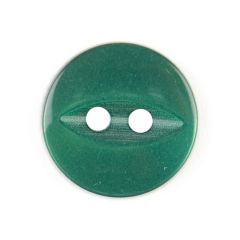 **-Fish Eye Button 2BB/3 :: 14mm :: Dark Green-** ##-Crendon Buttons 2BB-3226-##
