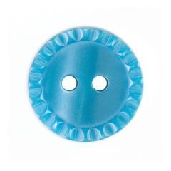 **-Budget Button Bf8000 :: 15mm :: Turquoise-** ##-Crendon Buttons BF-8017-##