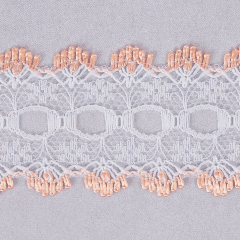 **-Eyelet Lace/ Knitting-In Lace :: Peach-** ##-Essential Trimmings D635-09-##