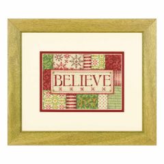 **-Counted Cross Stitch: Believe-** ##-Dimensions D70-08921-##