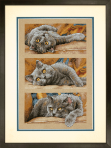 **-Counted Cross Stitch Max The Cat-** ##-Dimensions D70-35301-##