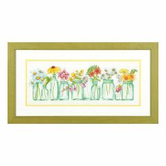 **-Counted Cross Stitch: Mason Jar Line-up-** ##-Dimensions D70-35310-##