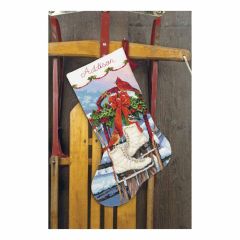 **-Needlepoint: Stocking: Ice Skates-** ##-Dimensions D71-09152-##