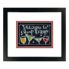**-Classic: Counted Cross Stitch: Group Therapy-** ##-Dimensions D70-65147-##