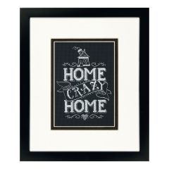 **-Classic: Counted Cross Stitch: Home Crazy Home-** ##-Dimensions D70-65149-##