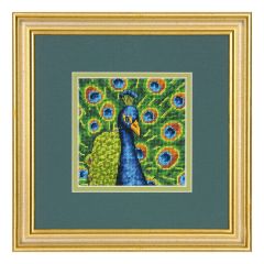 **-Needlepoint Kit: Colourful Peacock-** ##-Dimensions D71-07242-##