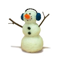 **-Needle Felt Kit: Snowman-** ##-Dimensions D72-73805-##