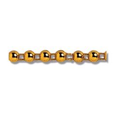 **-Flat Back Pearl Beading 4mm x 20m Rolls :: Gold-** ##-Trimits EG470G-##
