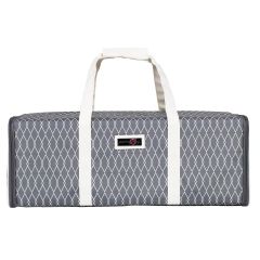 **-Die Cut Storage Case-** Grey with Geometric Print, Carry Bag for Cricut, Brother, Silhouette and Most Diecut Machines ##-Everything Mary EVM12400-2-##