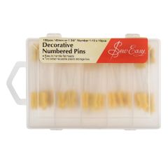 **-Pins: Numbered: 43mm-** ##-Sew Easy ER680-A-##