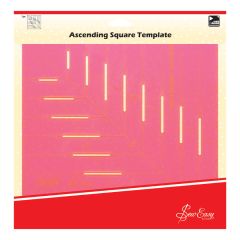 **-Ascending Square Template-** ##-Sew Easy ERGG10-PNK-##