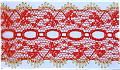 **-Gold Edge Eyelet Lace/ Knitting-In Lace-** ##-Essential Trimmings D635----GE-##