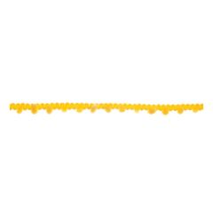**-Pom Pom Trimming 27.4m X 7mm :: Yellow-** ##-Essential Trimmings ET600-385-##