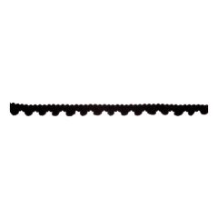 **-Pom Pom Trimming 27.4m X 7mm :: Black-** ##-Essential Trimmings ET600-BLK-##