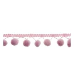 **-Pom Pom Trimming 18m X 20mm :: Light Pink-** ##-Essential Trimmings ET601-151-##