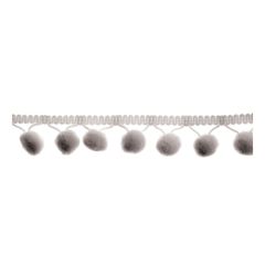 **-Pom Pom Trimming 18m X 20mm :: White-** ##-Essential Trimmings ET601-WHT-##