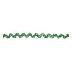 **-Ric Rac Dot 25m X 12mm :: Green-** ##-Essential Trimmings ET602-203-##