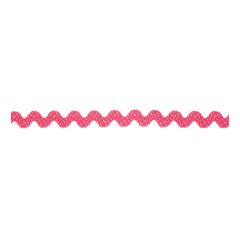 **-Ric Rac Dot 25m X 12mm :: Pink-** ##-Essential Trimmings ET602-204-##